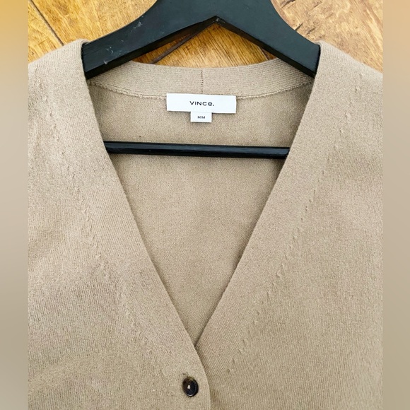 Vince Camel Button Sweater Vest - Picture 3 of 4